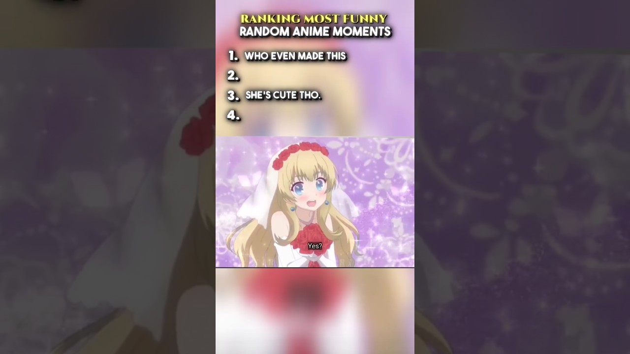 Ranking most funny random anime moments pt7 