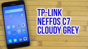 Распаковка TP-Link Neffos C7 TP910A24UA Cloudy Grey