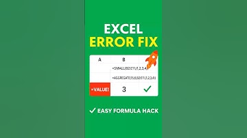Excel AGGREGATE Formula Hack 🔥 | Extract Top 4 Values Easily #ExcelShorts #aggregate #exceltips