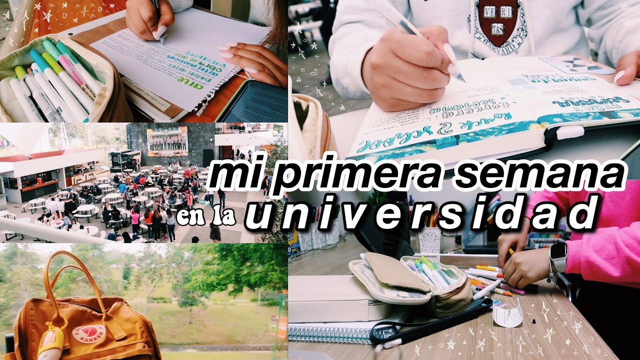 MI PRIMERA SEMANA EN LA UNIVERSIDAD estudiando comunicación 🤠