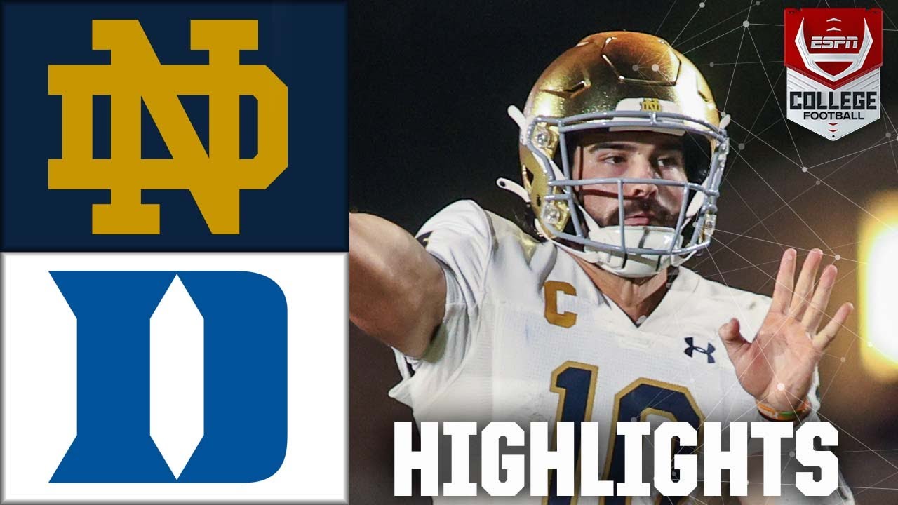 College football Week 5 highlights: Notre Dame outlasts Duke ...