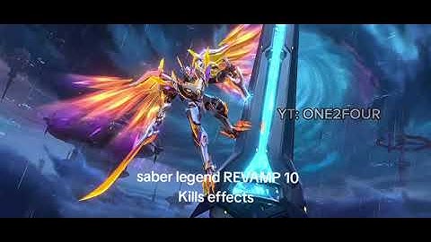 SABER LEGENDE VERNIEUWD AFGEWERKT EFFECT