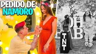 CHÁ REVELAÇÃO DA MINHA IRMÃ + PEDIDO DE NAMORO 😱💍 *emocionante