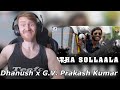 Aadukalam  otha sollaala tamil song  dhanush x gv prakash kumar  reaction by foreigner