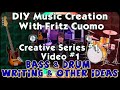 Creative series 1 1 bass  drums songwriting  production  logic pro diy fritz cuomo