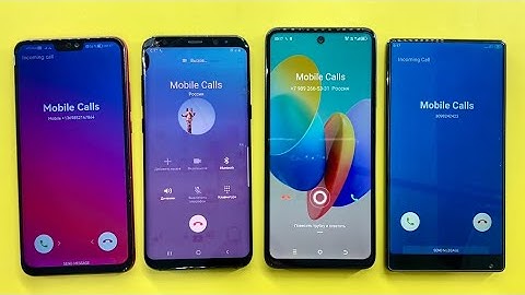 Alarm Timer, Clock, Incoming, Outgoing Calls Honor 8X, Galaxy S8 Plus, TECNO SPARK Go, Xiaomi Mi Mix