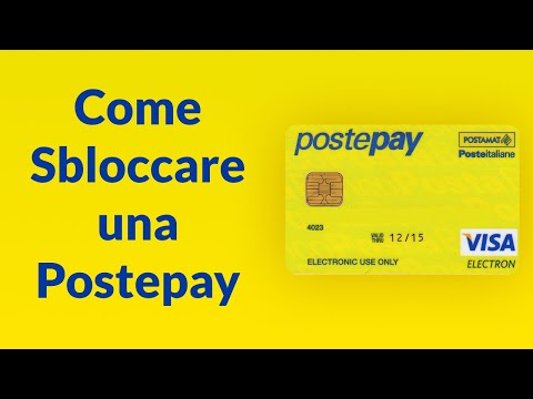 Video: Come Sbloccare Una Carta Mts