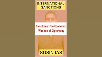 Sancties: het economische wapen van de diplomatie