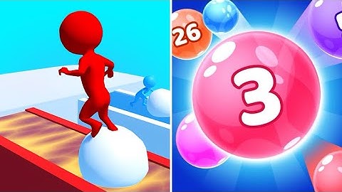 Snow Race vs Marble Run 3D🟠😂🟠Tiktok All Levels Mobile Gameplay B3Q