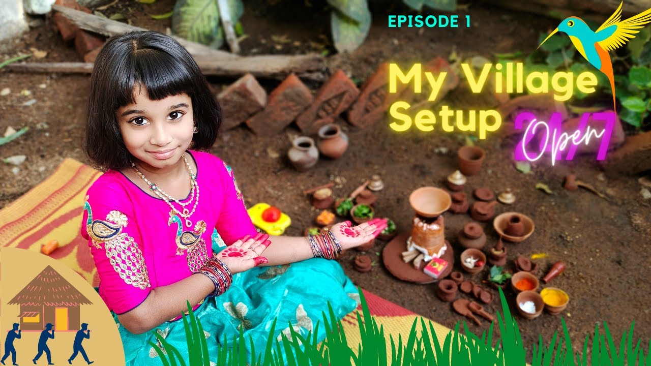 My Village Setup!  Cooking Video-1  