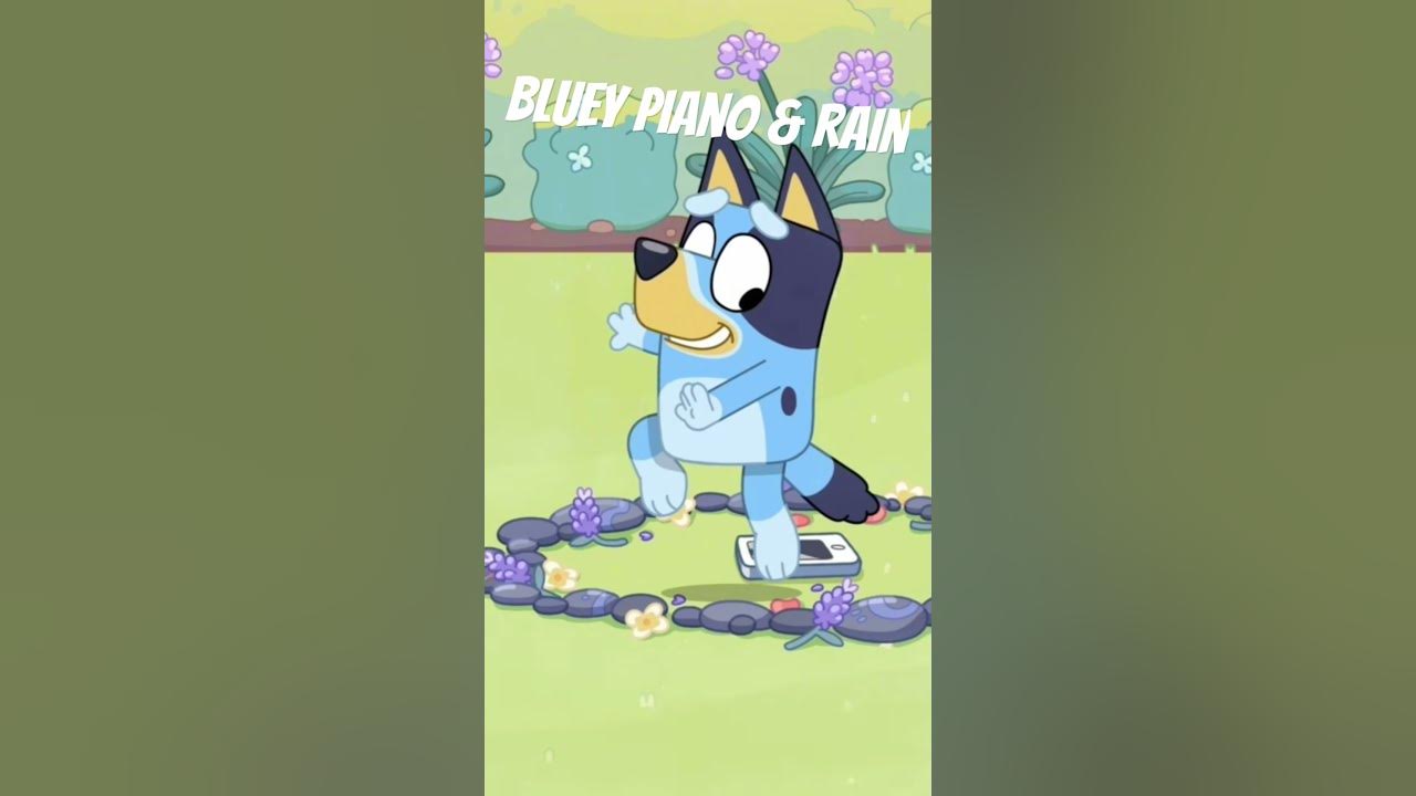 a Message from the Fairies ~ bluey piano & rain #bluey #rain #piano #blueybingo #music #sleep