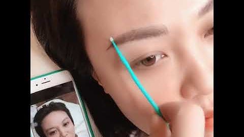 Điêu khắc lông mày 3D rất tự nhiên - Nguyễn Lan Hương Phun Xăm Thẩm Mỹ