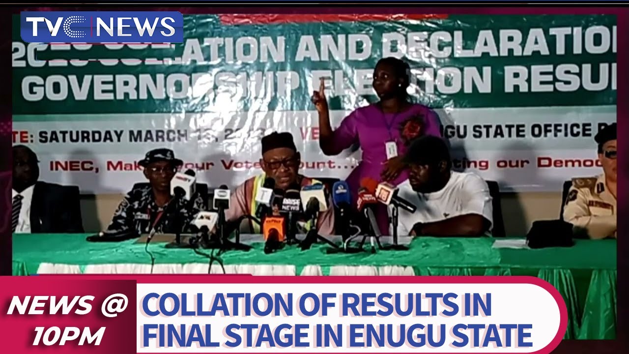 Collation Of Results In Final Stage In Enugu State YouTube
