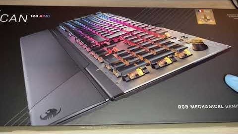 [4K] ROCCAT VULCAN 120 AIMO UNBOXING