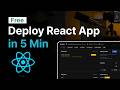 DEPLOY A REACT APP for Free in Just 5 Minutes