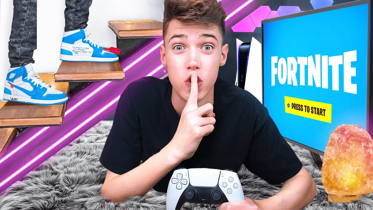 I Built an EPIC Secret Gaming Room in my House! - Hide & Seek