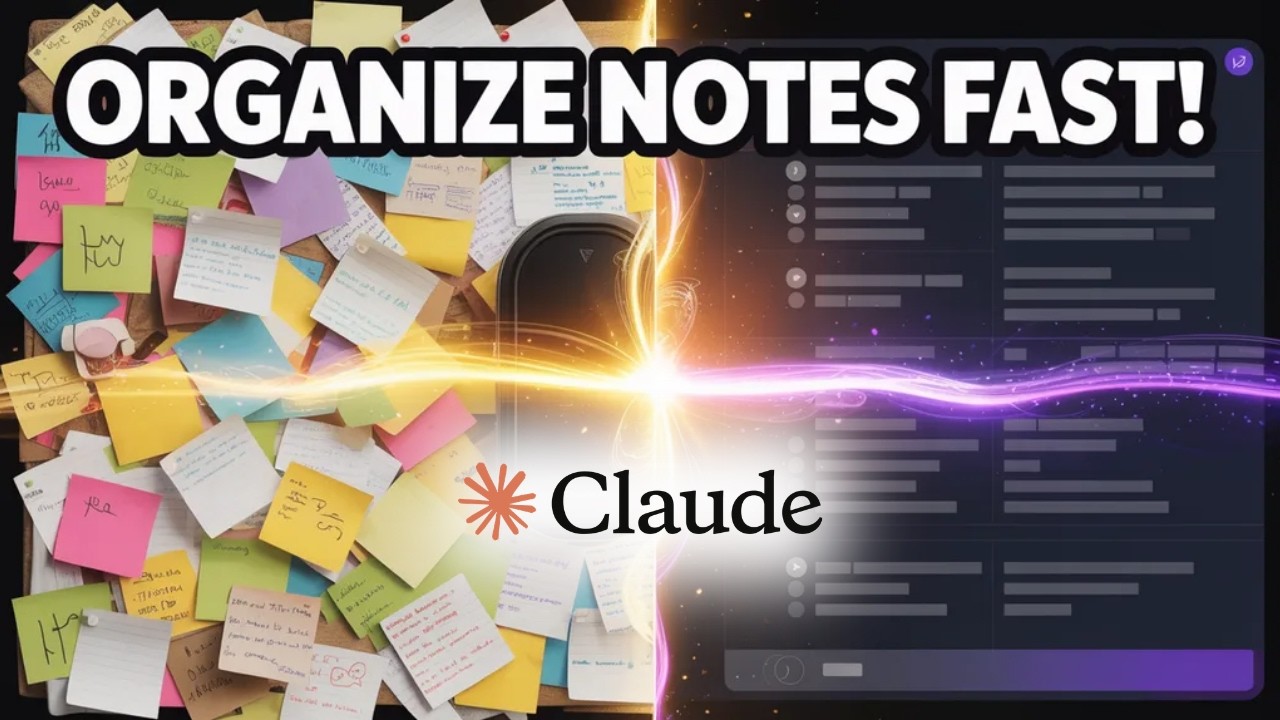 Organize Meeting Notes With Claude AI - YouTube