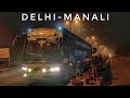 Delhi-Manali VOLVO Bus | Semisleeper VOLVO bus of RS Yadav | Full journey coverage