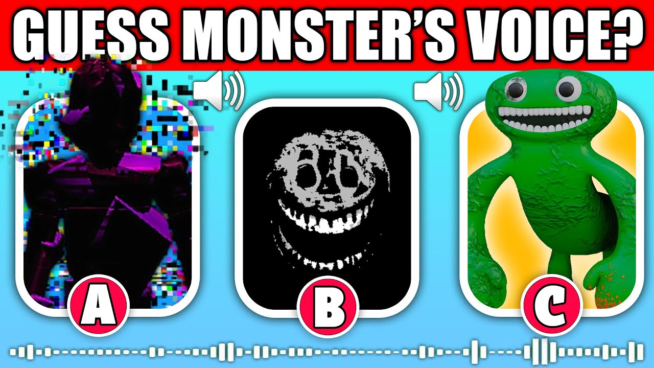 Guess the MONSTERS VOICE #1 ROBLOX DOORS - GARTEN OF BANBAN 2 - Figure