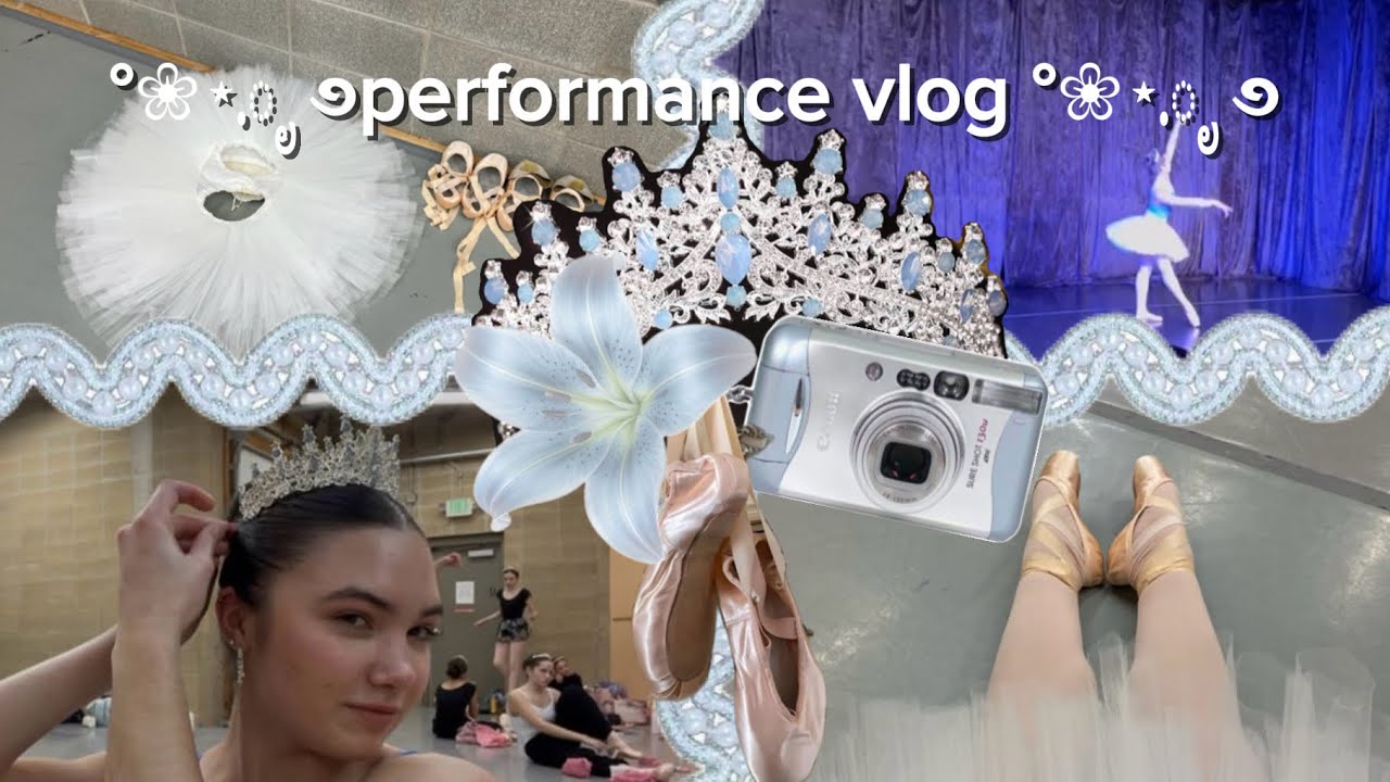 PERFORMANCE VLOG - Variations Showcase - grwm + performance at the end! °❀⋆.ೃ࿔*:･
