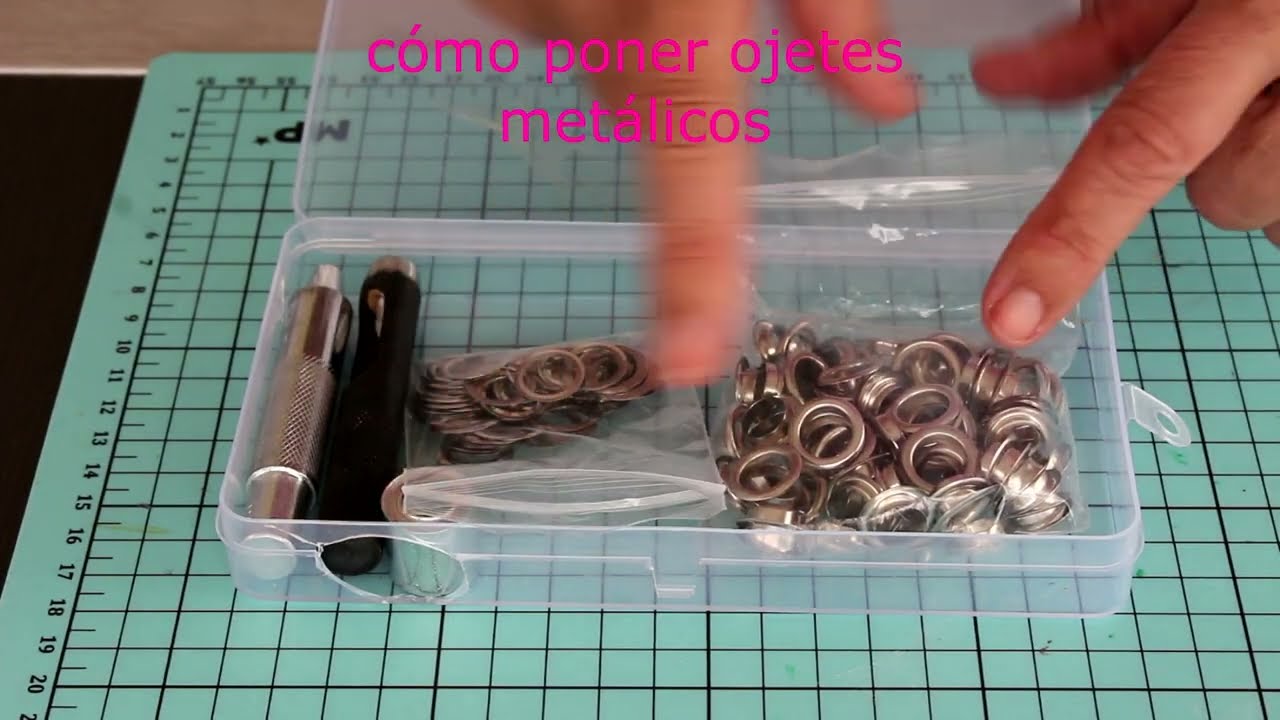 Cómo poner OJALES METÁLICOS ? MUY FÁCIL ✓ 