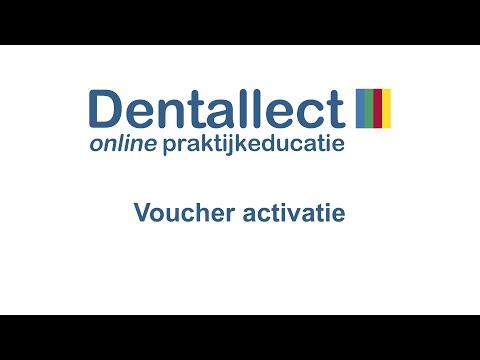 Dentallect instructie | Voucher activatie