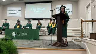 Abby’s 2024 Graduation, Valedictorian speech.