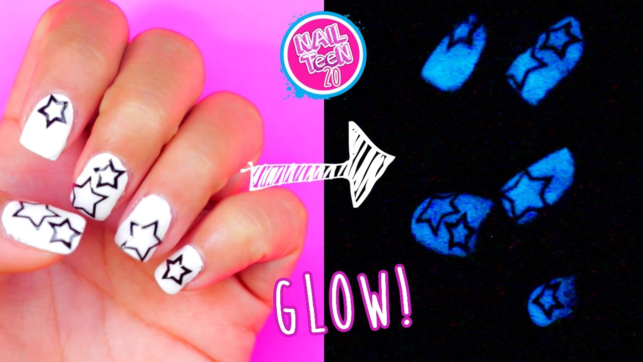 1. Neon Glow in the Dark Nail Art Pens - wide 4