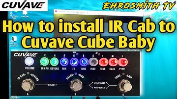 How to install IR to Cube Baby | Cube Baby IR Loader Pedal | Paano magload ng IR sa Cube Baby