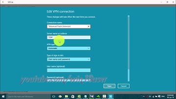 Windows 10 : How to edit dial up connection
