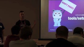 Liz Myers & Luca Sale presenting a BB10 and Blackberry Webworks workshop at tiConf EU 2013