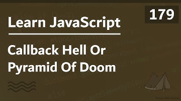 Learn JavaScript In Arabic 2021 - #179 - Callback Hell Or Pyramid Of Doom
