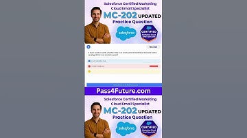 Email Specialist Certification | MC-202 Free Practice Test #Salesforce #Exam