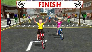 KIDS BICYCLE RIDER STREET RACE screenshot 5