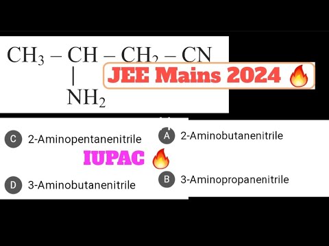 Can you do this JEE 2024 IUPAC Question 🔥#jee2025 #jee #jeemains #iit ...