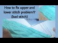 Singer sewing machine er bad stitch problem solved! | upper and lower loose stitch | thread looping