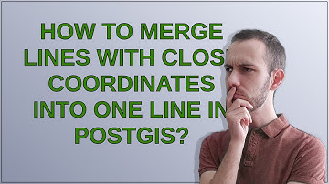 Gis: How to merge lines with close coordinates into one line in PostGIS?