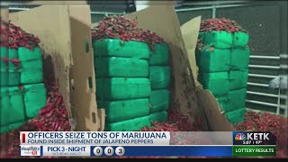 Border patrol seize nearly four tons of marijuana packed in jalapeños