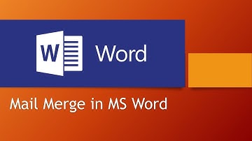 Mail Merge in MS Word :: CBSE Class-X  402-Information Technology