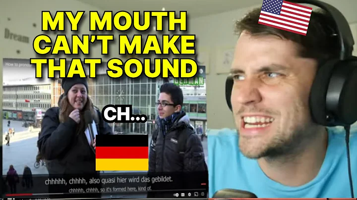 American learns to pronounce "CH" in German (all 4 ways!)