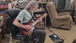 Playing Along With Joe Satriani Summer Song.