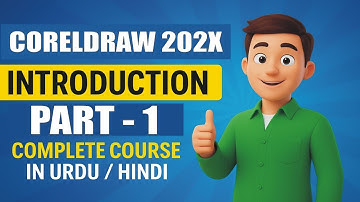 CorelDRAW 202X Introduction – Part 1 | Complete Course in Urdu / Hindi | Lunar Computer College