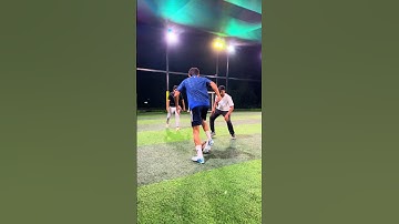 Mastering the 1v2 Skill Move⚽️🥶 #shorts #football #soccer #tutorial #reels