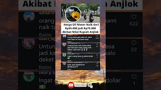 Harga oli motor naik akibat Rupiah anjlok #oil #oli #rupiah #dollar #nilai #inflasi #minyak