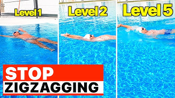 Hoe zwem je recht op je rug: een systeem met 5 stappen