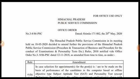 HPPSC New Recruitment Rule Explained  I HPPSC SAT Syllabus I HPPSC Interview