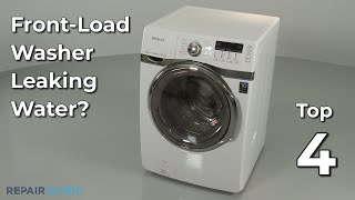 Front-Load Washer Leaking Water — Front-Load Washing Machine Troubleshooting