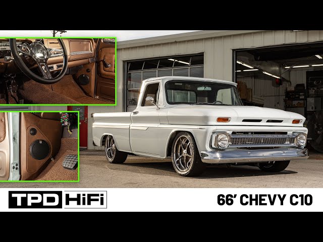 Kenny's 66 C10 featuring TPD HiFi Kick Panels w/Morel Virtus