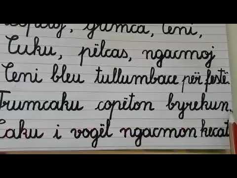 Video: Si Të Shkruajmë Me Shkrim Dore Kaligrafik