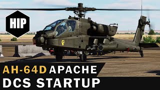 How to start the AH-64D Apache in DCS World l Taxi l Hover check l VMC Takeoff l Tutorial Series
